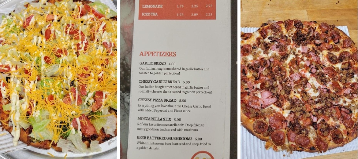 Buckeye Pizza Menu