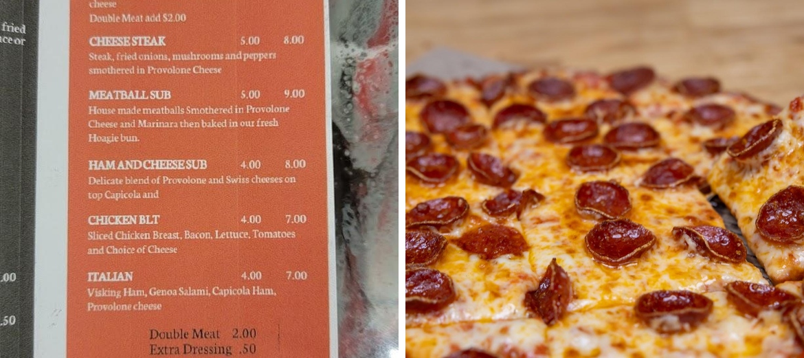 Buckeye Pizza Menu