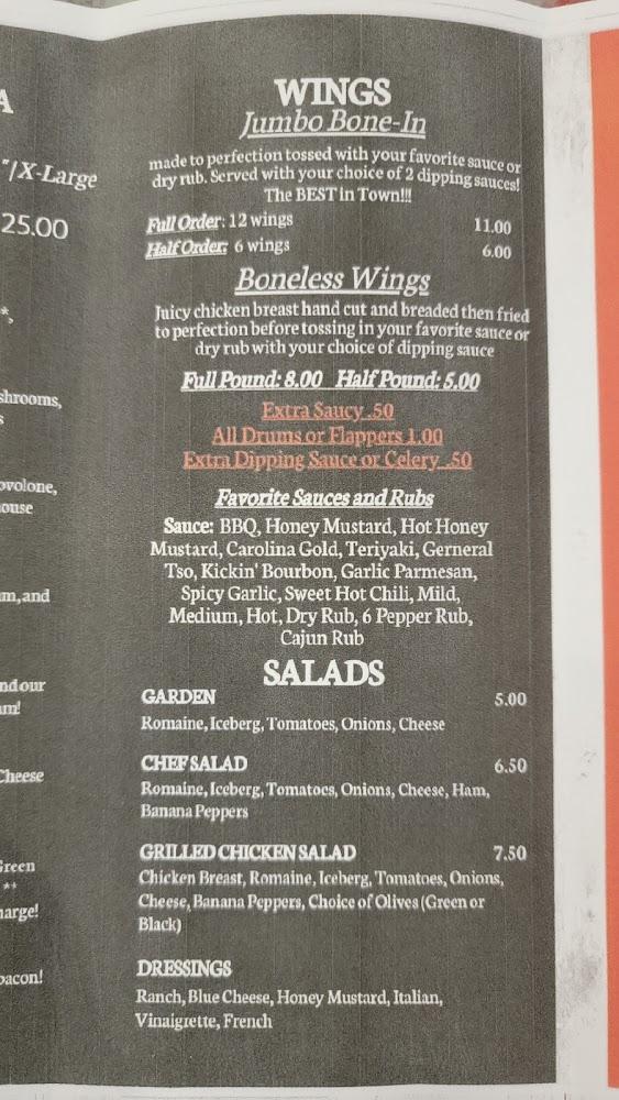 Buckeye Pizza Menu image 4